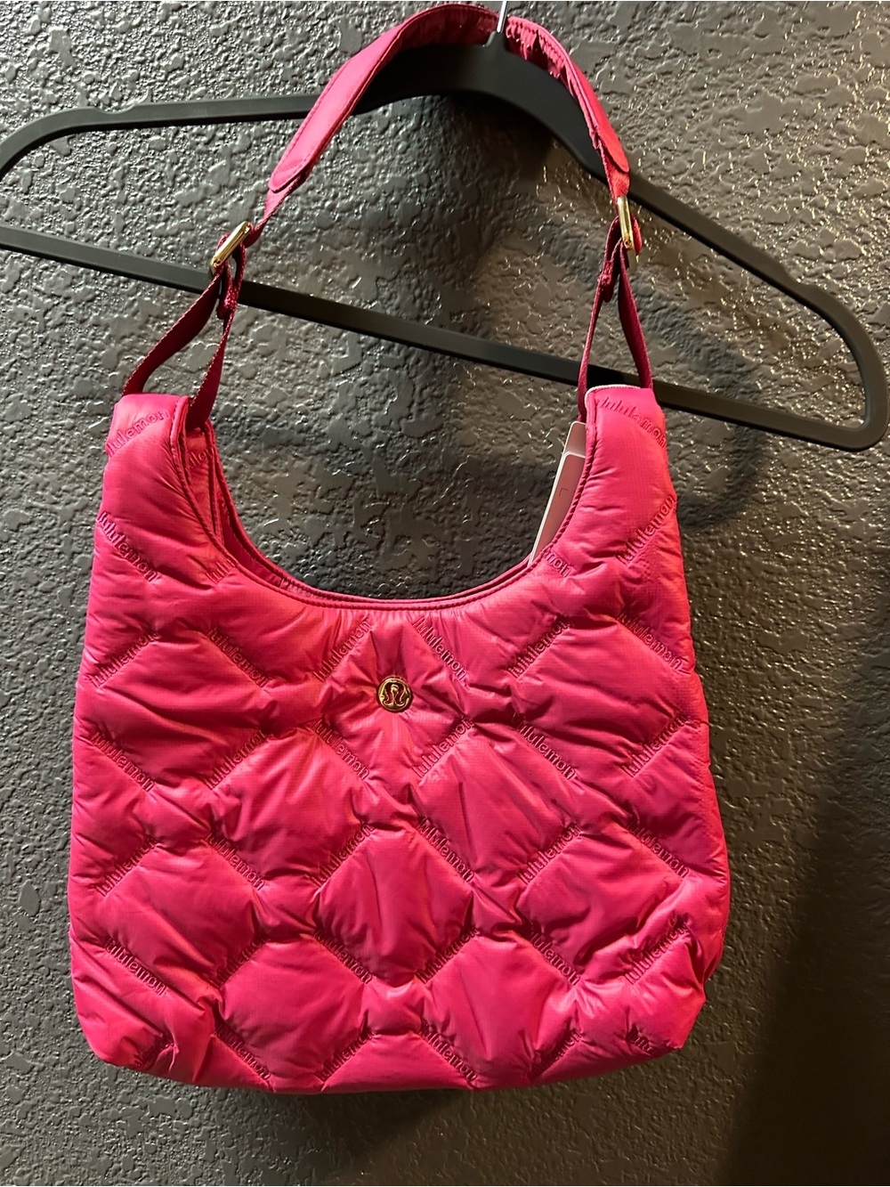 Lululemon Quilty Pleasures Shoulder Bag Mini - Berry Rumble - NWT - SOLD OUT